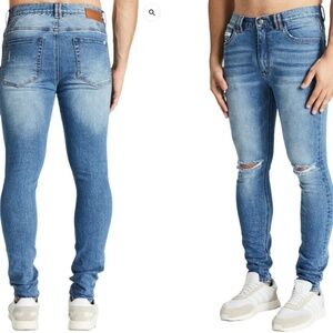 Nena And Pasadena - NXP Tyler Super Skinny Fit Jean - Arizona Blue 30W